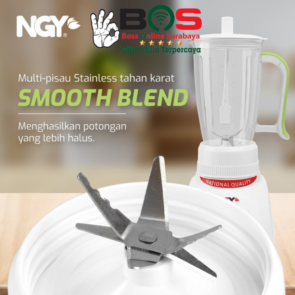 Blender Nagoya Dua Wadah 2in1 Buah dan Bumbu NG-T18GN