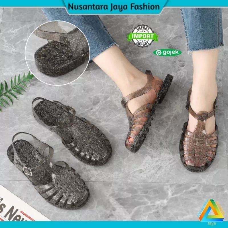 Sandal Gladiator Wanita ANGGUNLY Kekinian Balance 2002-A1