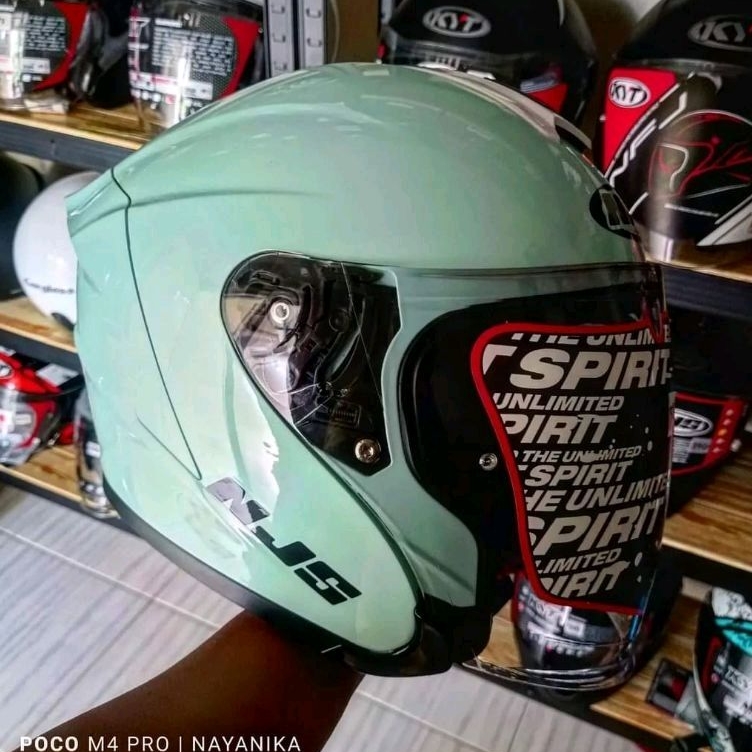 HELM NJS KAIROZ easy green hijau tosca