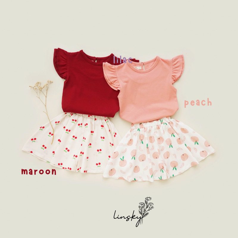 LINSKY BABY - Fruity Set Setelan Anak Perempuan Kids.Embassy