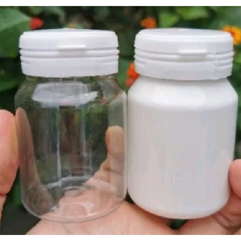 Botol kosong bulat untuk 30 kapsul