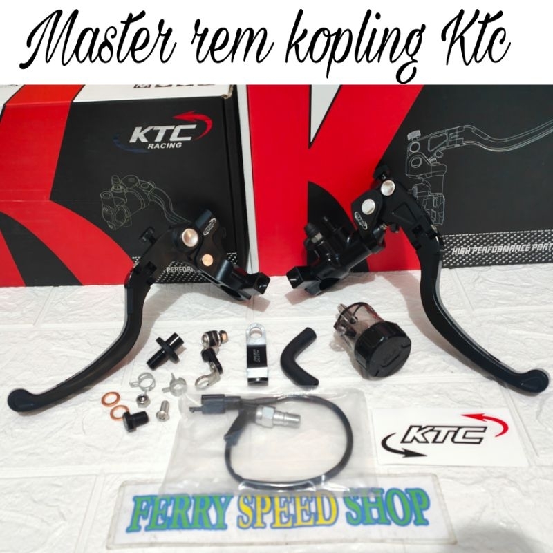 Set Master Rem Kopling Ktc Racing Cnc 17mm / Master Rem Ktc Rx king Vixion Xabre R15 Cbr 150 W175 Ae
