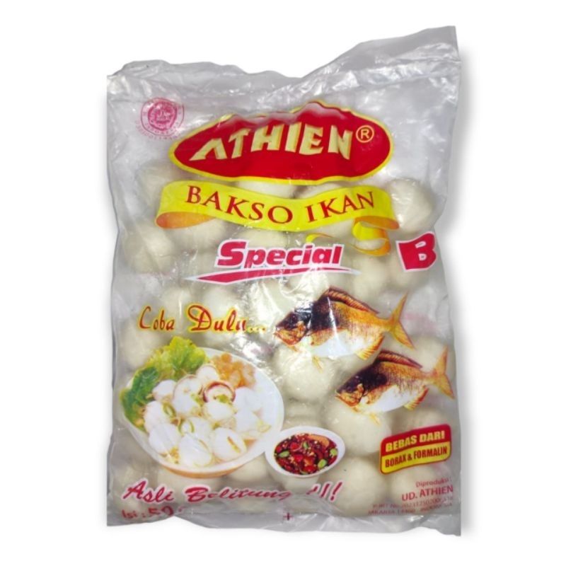 

Bakso Ikan Athien Special B 50pcs 100% HALAL