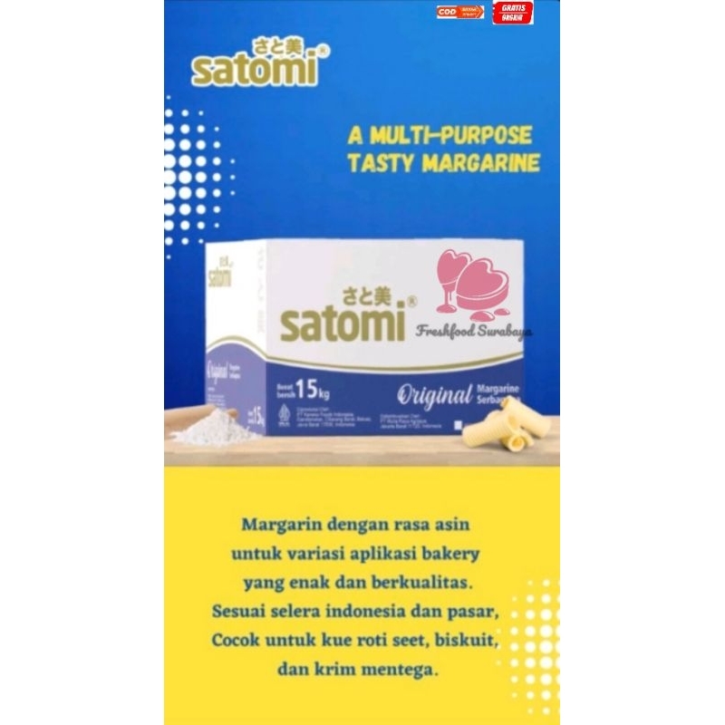 

❤️Freshfood❤️Margarine Serbaguna SATOMI Japan 250gram