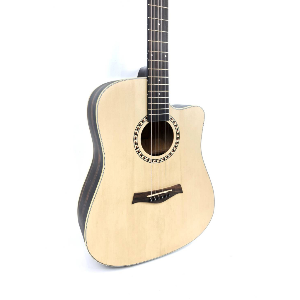 Gitar Akustik Merk Cowboy Original Tipe GWC-500 NT Spruce Solid Trusrod Senar String Murah Jakarta