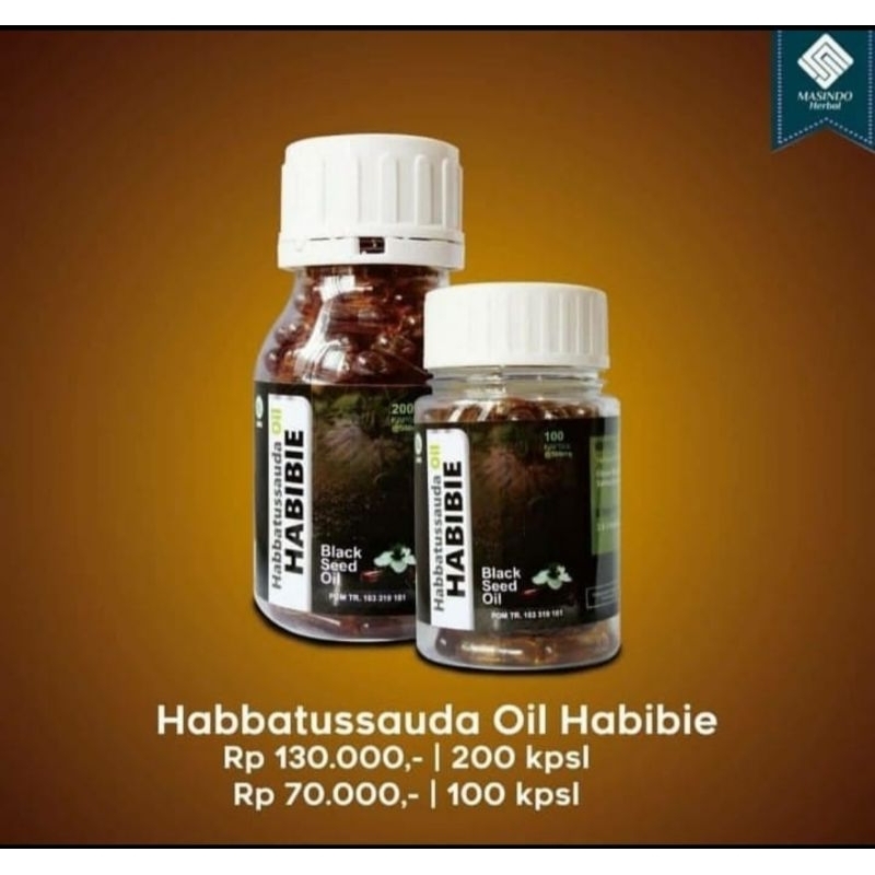

minyak habatusauda Habibie 200 kapsul original