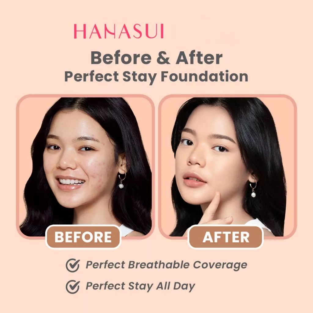 Hanasui Perfect Stay Foundation 25gr