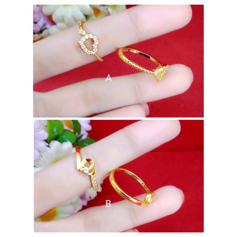 cincin love 1gr lapis emas 24k