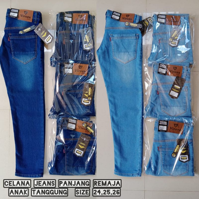 CELANA JEANS PANJANG REMAJA ANAK LAKI LAKI TANGGUNG PREMIUM STRETCH