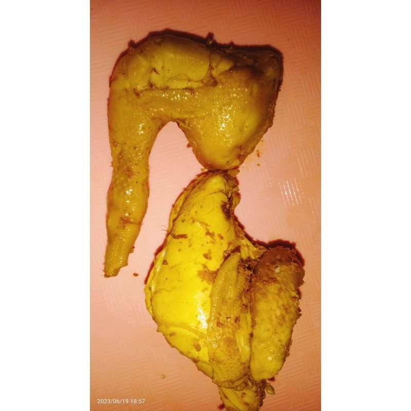 

Ayam Ungkep bumbu kuning ,perpotong dibagi 4 FRESH satuan