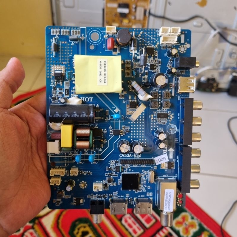 MB - MAINBOARD - MESIN TV LED DIGITAL POLYTRON PLD 32TV1855