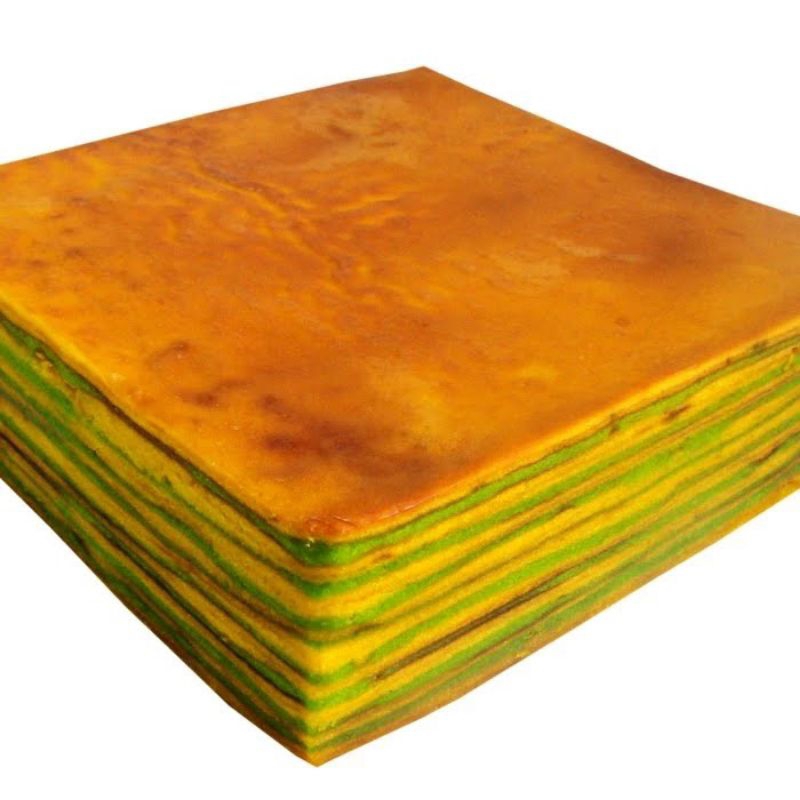 

Kue lapis legit lapis susu bangka premiun wijsman pandan 20x20cm