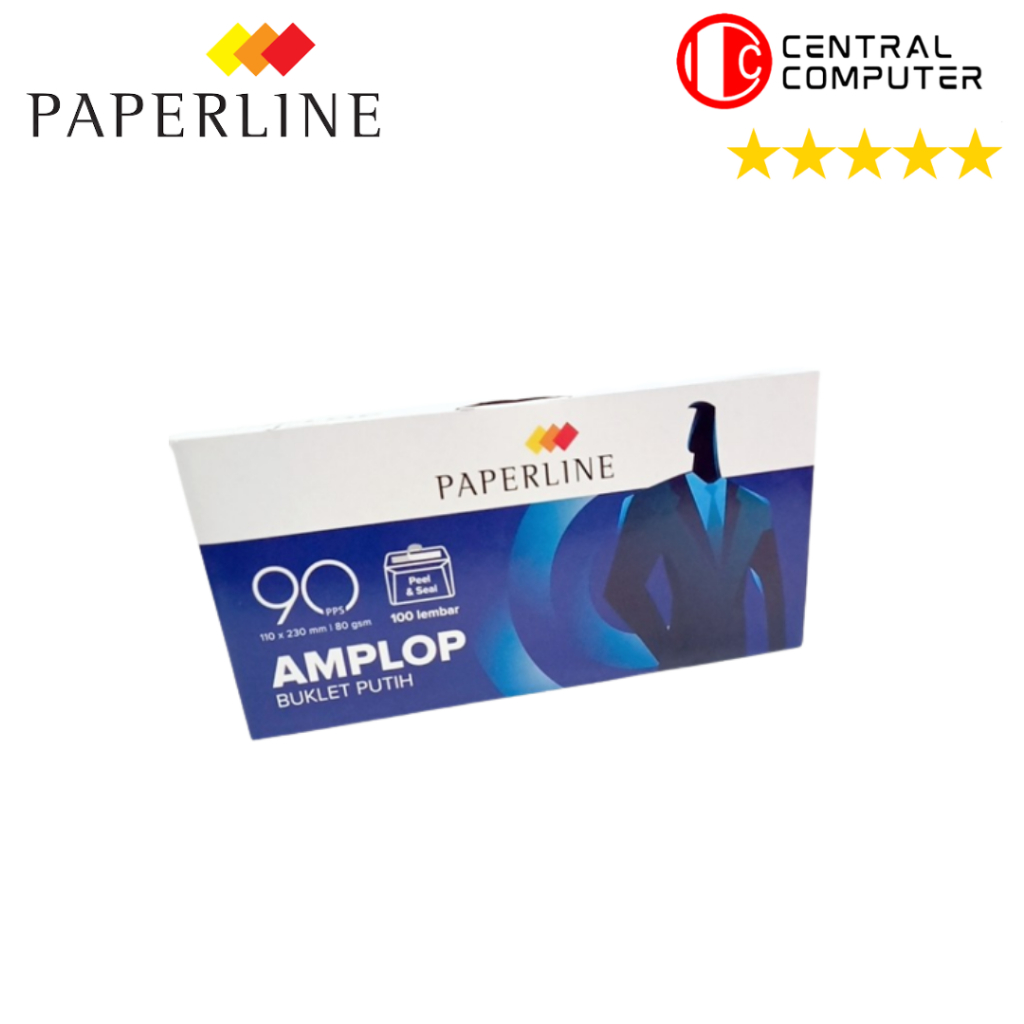 

Paperline Amplop Putih 104 pps 110x230mm 80gsm