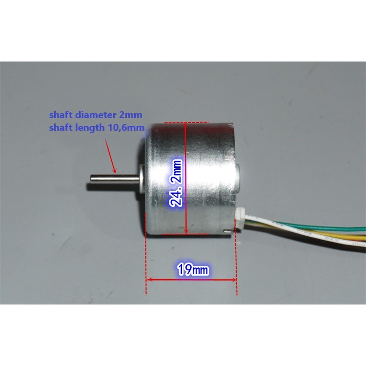 Dinamo Motor Built-In Driver Brushless Motor B2418 12-24V (310KX)