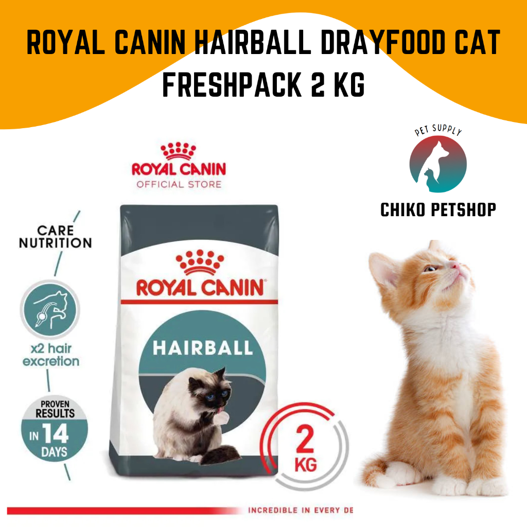 Royal Canin HAIRBALL CARE Dry Food Cat Freshpack 2 kg