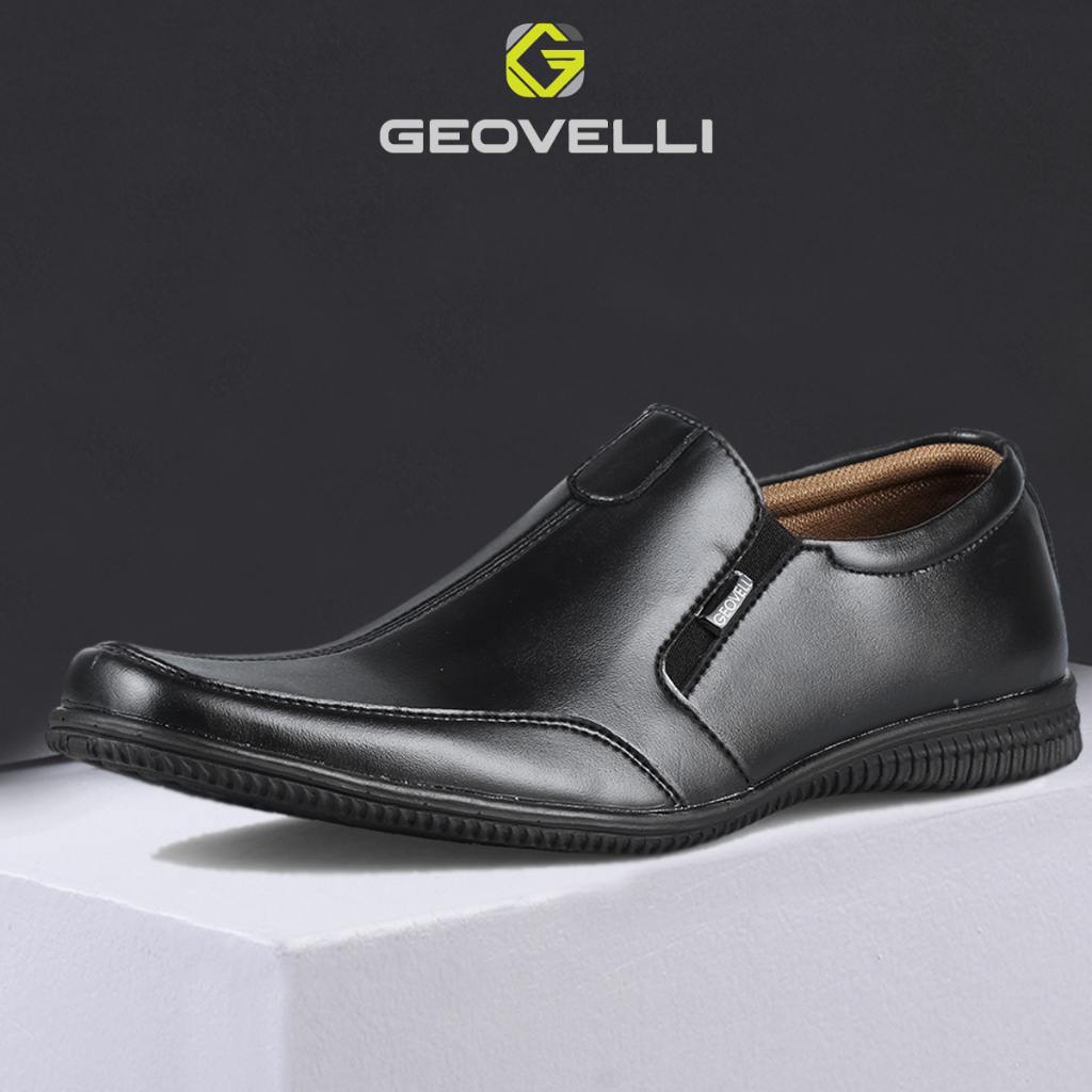 Sepatu Pantopel Pria | Sepatu Pantofel Formal Pria Best Seller Kualitas Premium Brand Lokal Geovelli