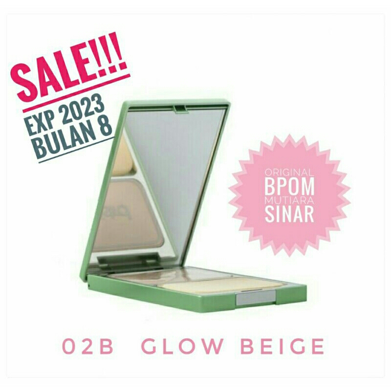 Ristra Dual Compact Refill 02B Glow Beige/Bedak Refill