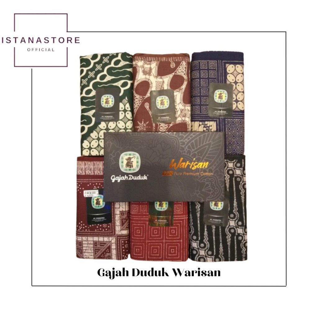 ISTANA Sarung Gajah duduk Warisan