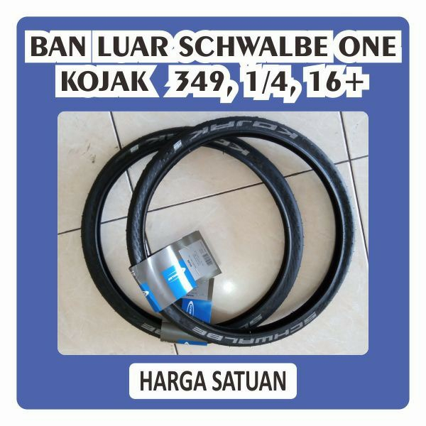 Ban Luar Schwb One Kojak 349 16 plus Brompton Troy Gust