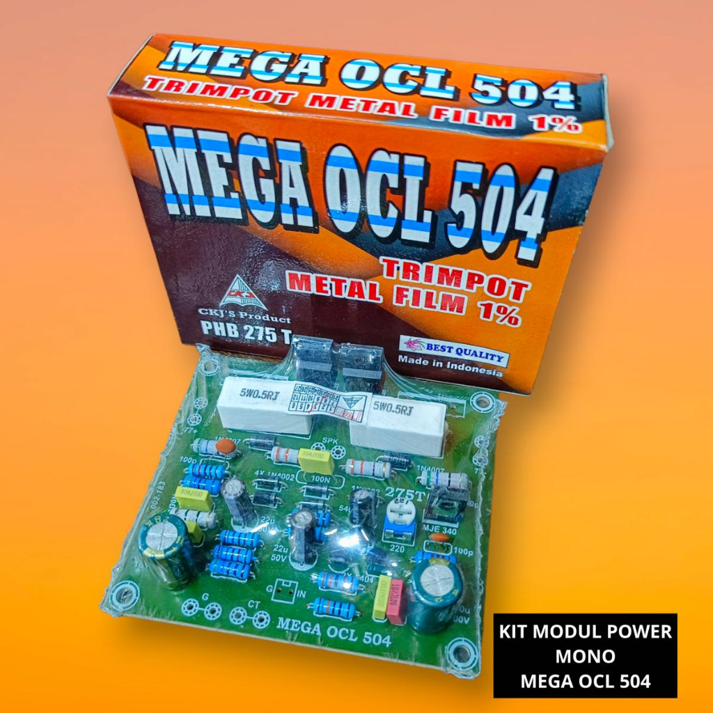 Kit Modul Mono Mega OCL 504 ( CKJ ) Fiber Driver Power Amplifier