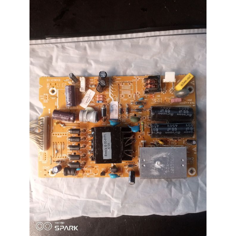 mesin tv polytron 32in +psu tipe PLD32T1500
