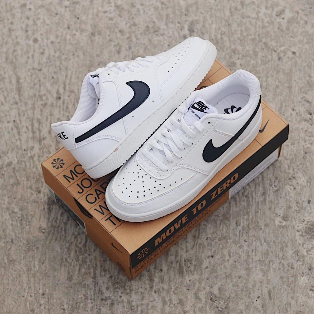 NIKE COURT VISION LOW WHITE BLACK NN