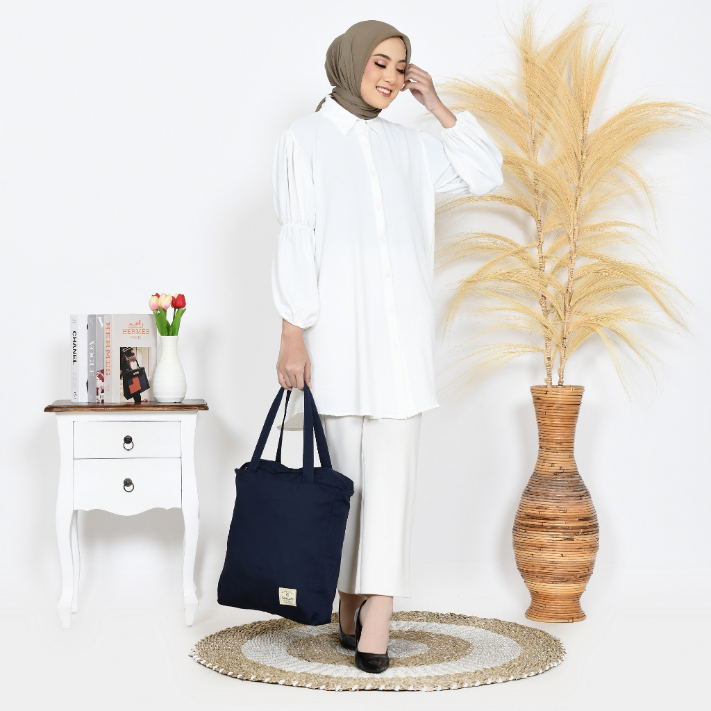 Tote Bag Resleting kuliah wanita model totebag vintage bahan kanvas sueding polos dan canvas motif bisa custom untuk tas seminar nudie bag souvenir Pernikahan dan tas ibu ibu pengajian