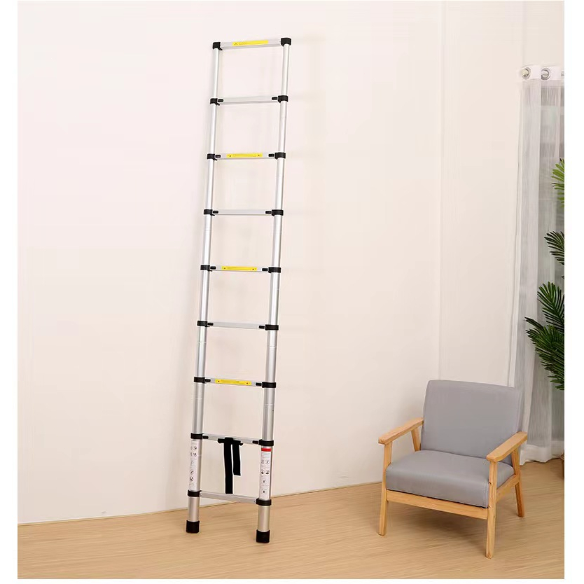 HIGHLINE Tangga Telescopic Lipat Aluminium Teleskopik Single Ladder