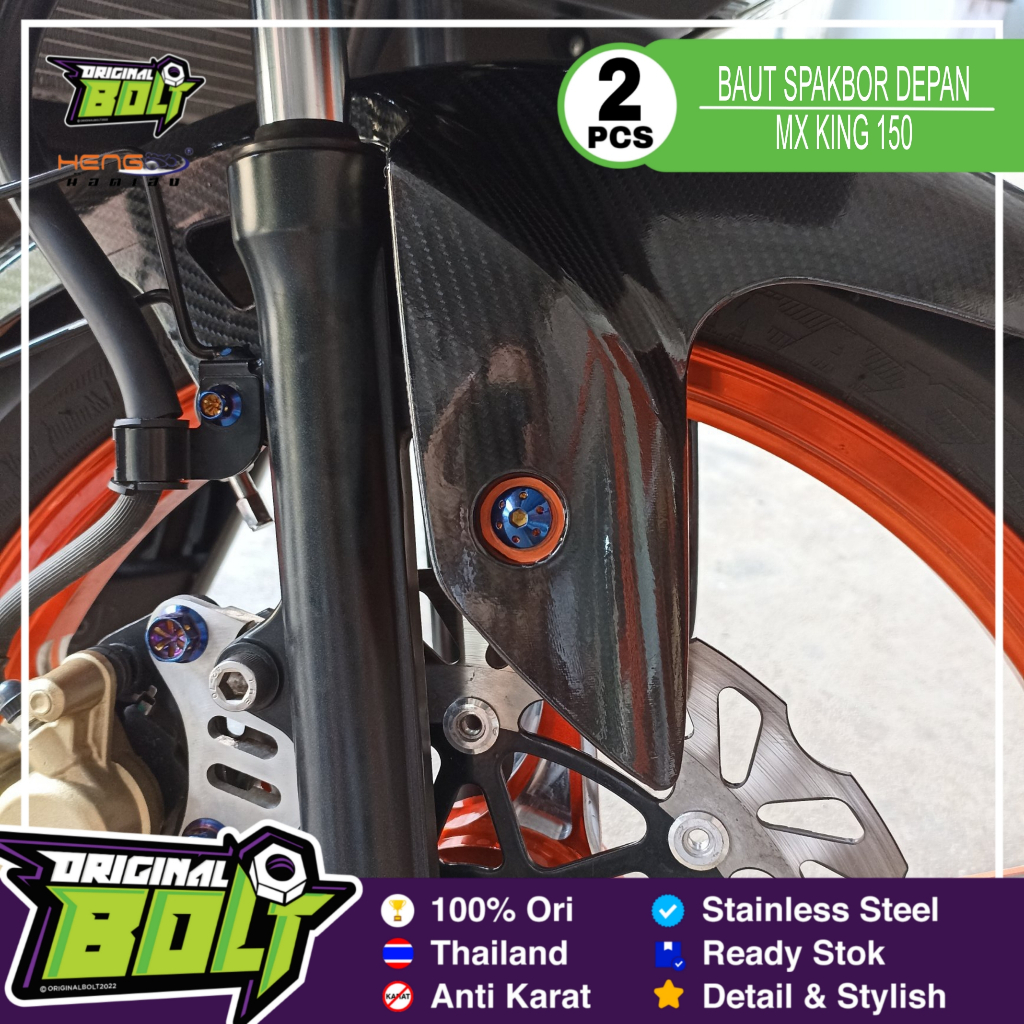 Baut Spakbor Depan Probolt HENG THAILAND Yamaha MX KING 150