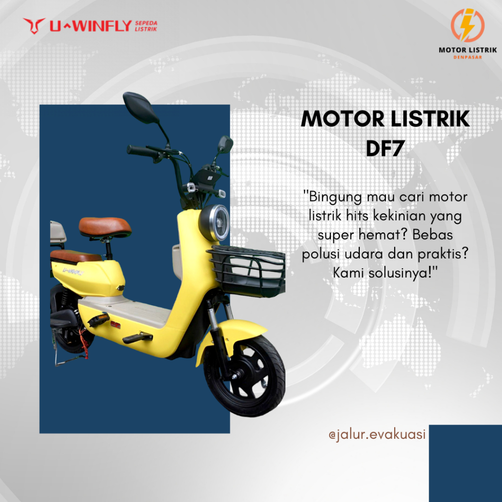 Motor Listrik Uwinfly Dragonfly 7 / Best Seller / Termurah
