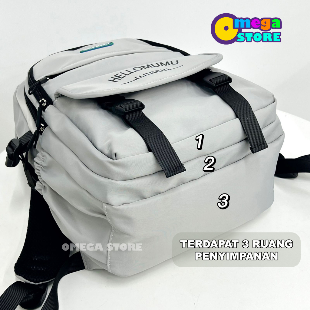 [O&amp;S] Tas Ransel Anak Sekolah SD SMP SMA Tas Punggung Unisex Backpack Laptop-OS308