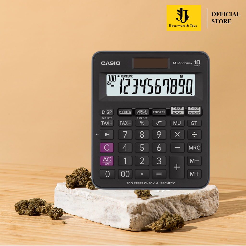 

JJ Houseware & Toys-Casio Calculator 10 Digit Mj-100dplus-Wa-Dpw