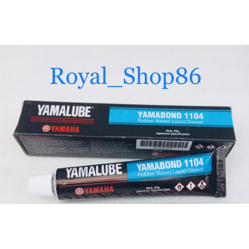 Lem Packing Gasket Yamabond 1104 Rubber Based Biru 25 Gram Original