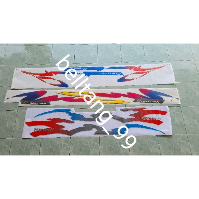 Sticker stiker carry futura D realvan/ stiker carry futura G realvan/stiker futura 1.5 lama