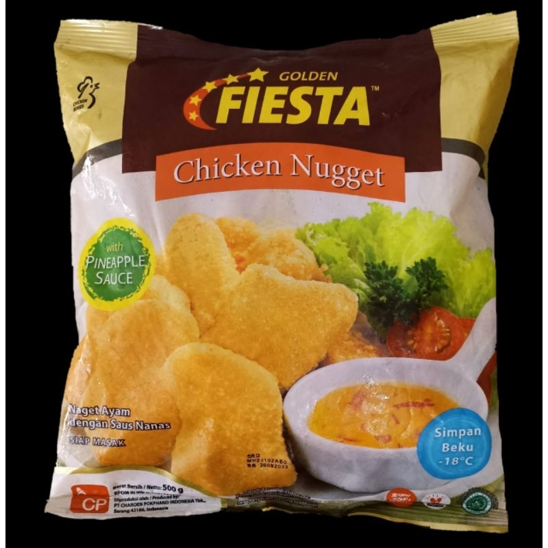 

Fiesta golden nugget / naget ayam premium 500gr