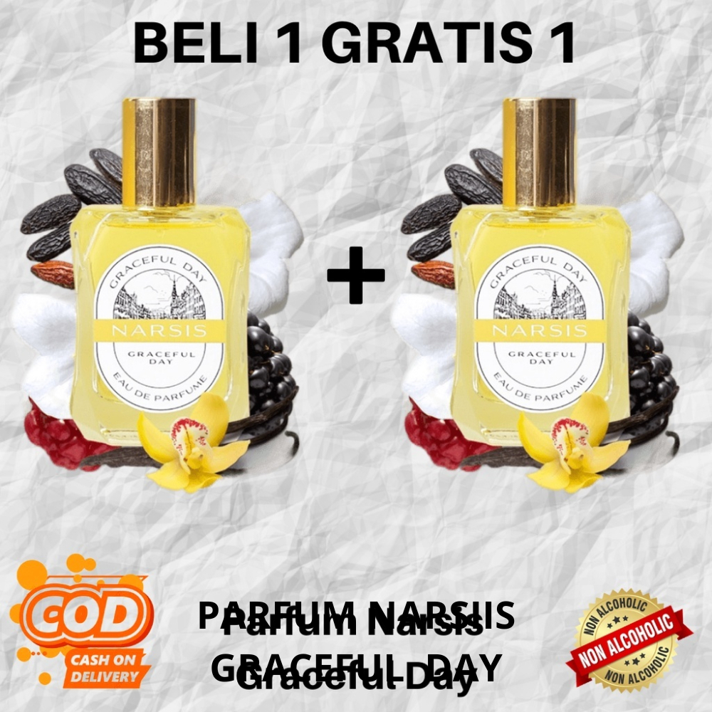 BELI 1 DAPAT 3 Narsiis Graceful Day Eau de Perfume - Parfum Wanita Kesukaan Pria