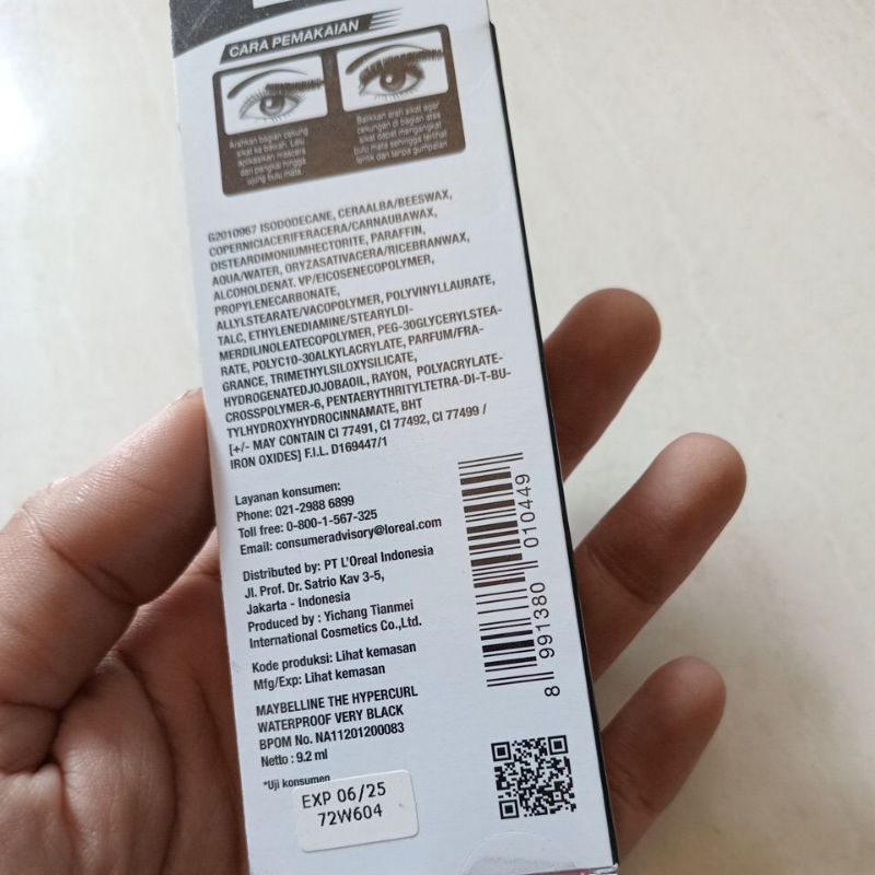 Maybelline Hyper Cur Waterproof Mascara