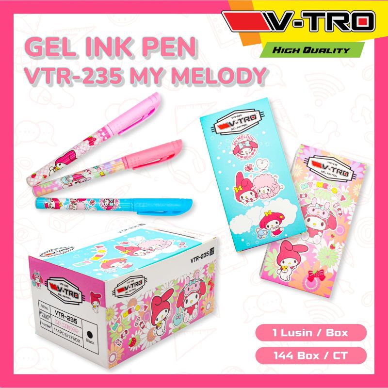 

Pulpen Gell cair fancy Pen Gell fancy My Melody Doraemon