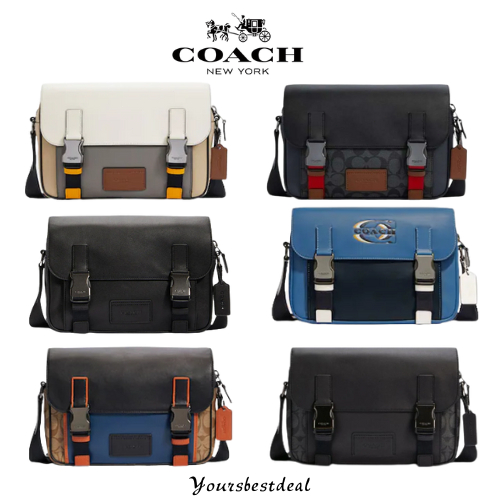 Coach track crossbody in Colorbox Signature canvas C3747 C4141 C4021 C2725 C2715 CE550 CE873