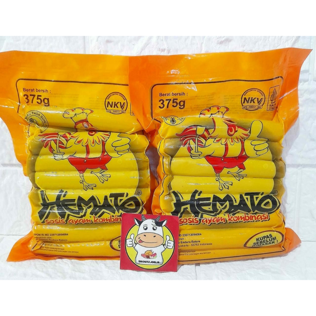 

FROZEN FOOD HEMATO SOSIS AYAM KEMASAN 375GR/500GR - DISASS JOGJA