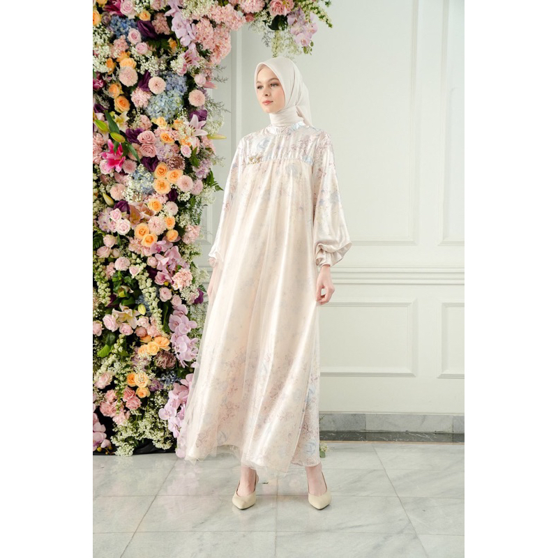 anyelir dress wearing klamby warna laruhana ukuran L new dan original