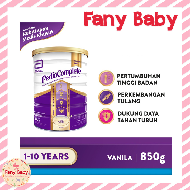 PEDIASURE COMPLETE VANILLA 850 GR