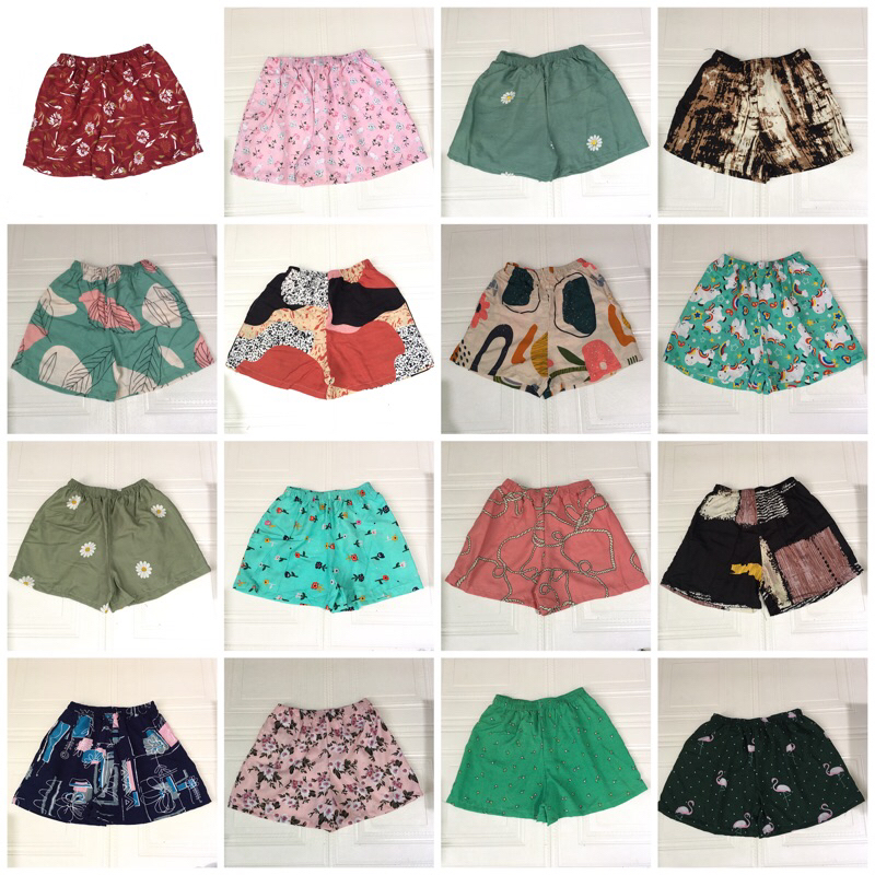 CELANA PENDEK ANAK RAYON