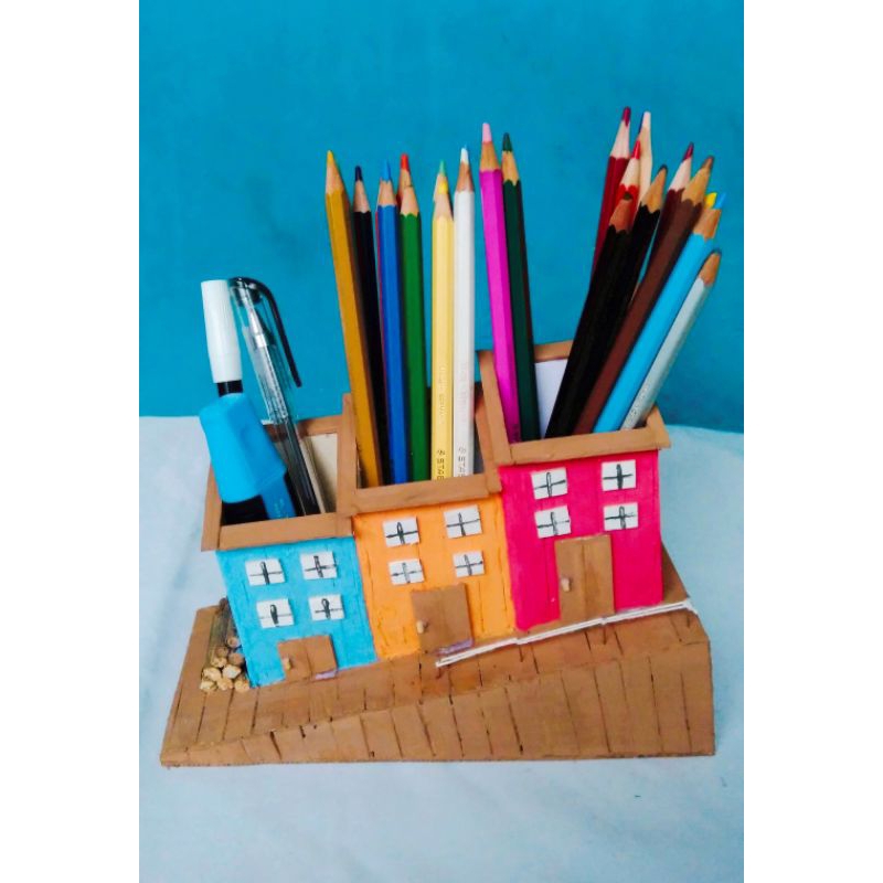 

Tempat pensil 3 holes / farm house theme
