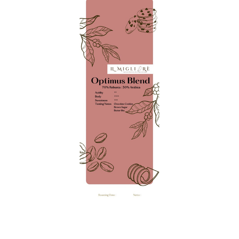 

[BIJI_KOPI]Optimus Blend 70 Robusta : 30 Arabica