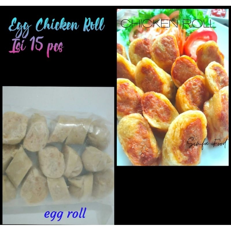 

Egg chicken roll homemade Frozen (khusus instant dan sameday saja)