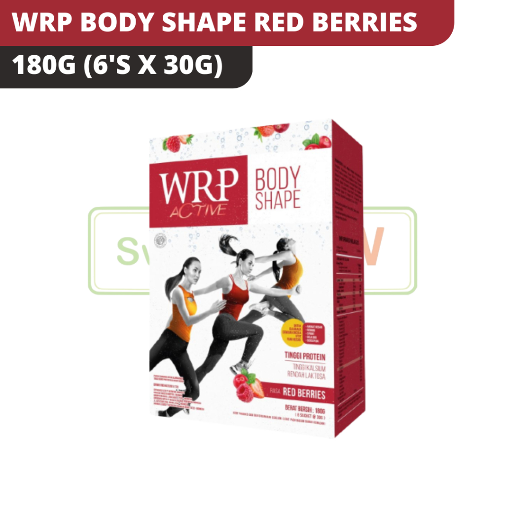 

WRP ACTIVE BODY SHAPE RED BERRIES 180G (6'S X 30G)