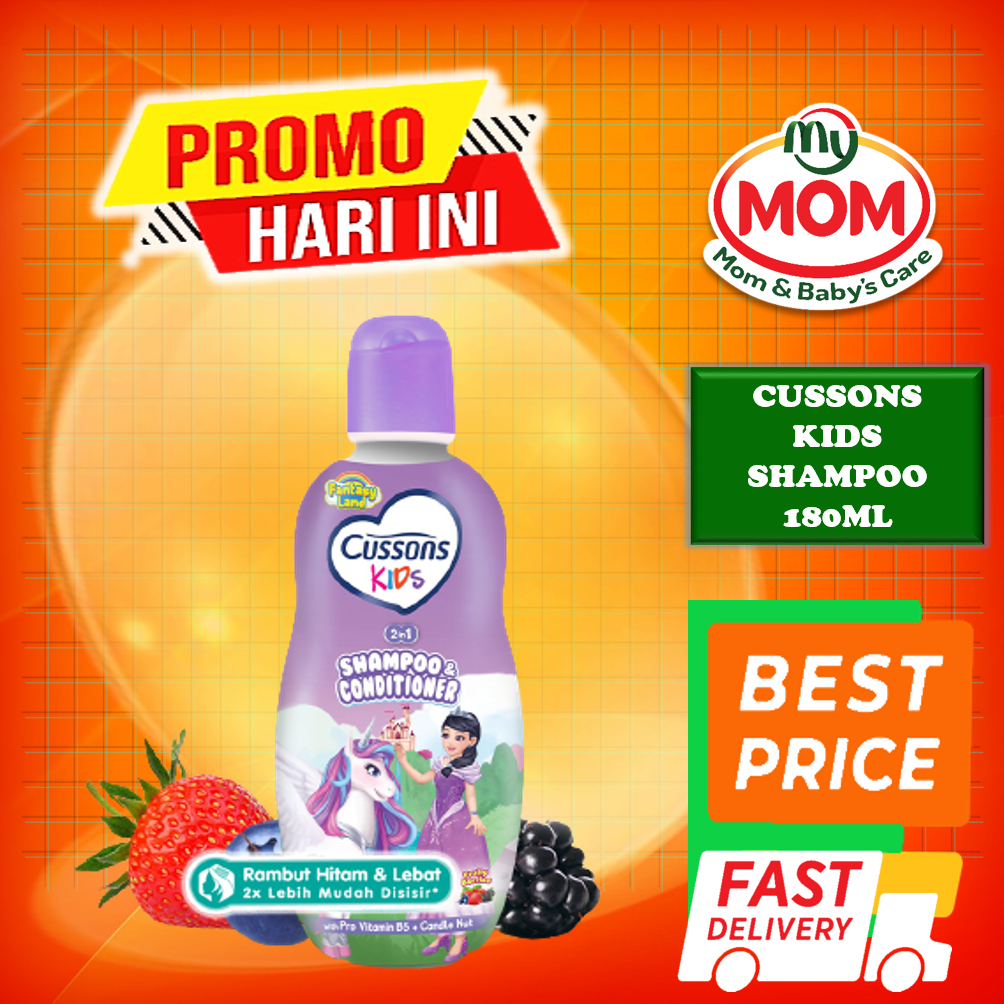 [BPOM] Cussons Kids Shampoo 90ml &amp; 180ml / Cussons Shampo Anak 180 ml &amp; 90 ml / MY MOM