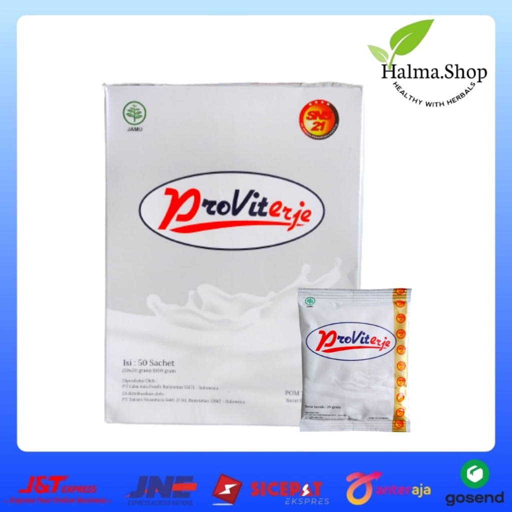 

Susu kambing etawa Proviterje isi 50 sachet kemasan new