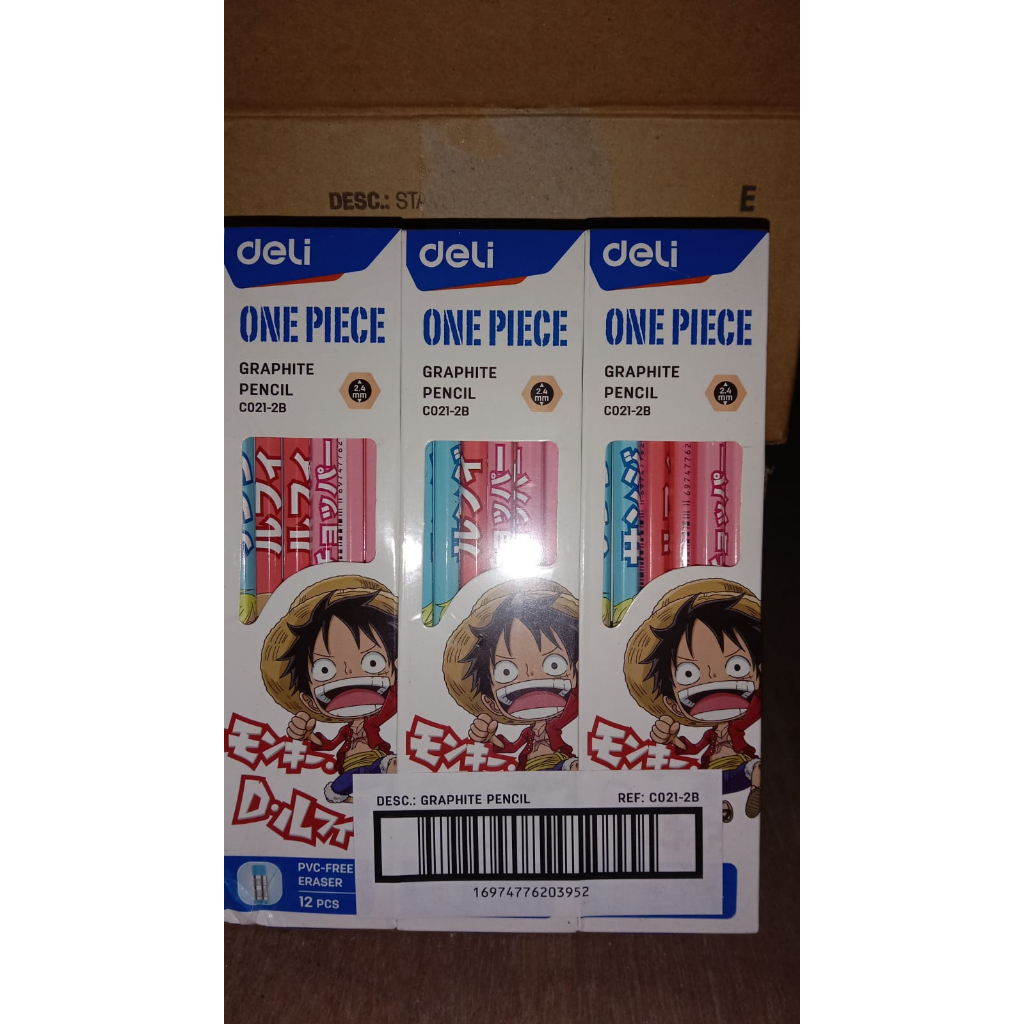 

Pensil 2B Deli C021 - 2B One Piece Edition